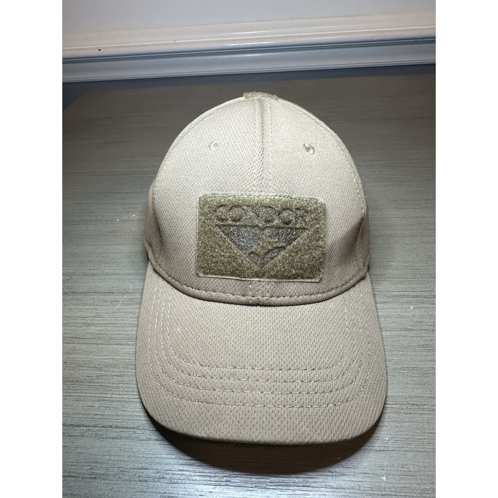 CONDOR Brown Flex Tactical Cap - Men's Fitted S/M - Patch Ready